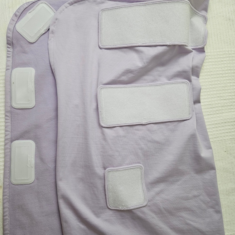The Ollie Swaddle Lavender Adjustable Newborn Baby Infant Wrap - Picture 2 of 9